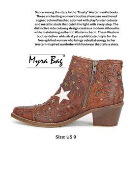 Women’s Myra Bag "Toasty" Western Ankle Boots